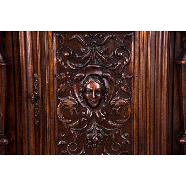 Figural Renaissance Cabinet, France, 1870 For Sale - Image 12 of 18