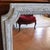 Light Gray French Grey Painted Carved Oak Pier Mirror / Over Mantel Mirror For Sale - Image 8 of 13