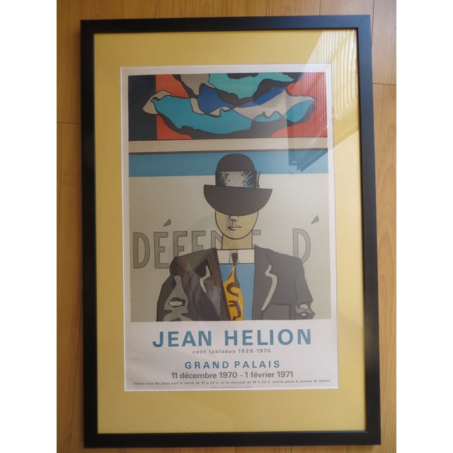 Poster Jean Helion Grand Palais 1970, Framed Chairish