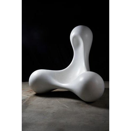 Kortekaas Chair in White Fiberglass, 1970 For Sale - Image 13 of 15