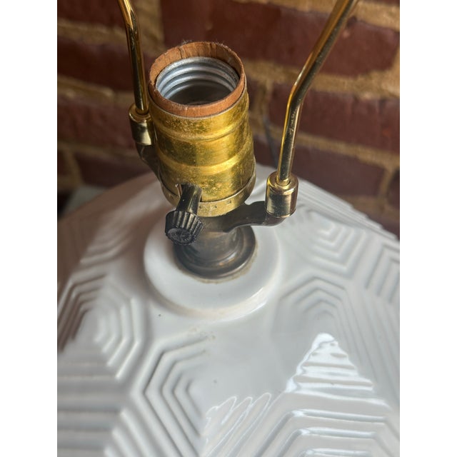 Mid Century Modern Geometric Table Lamp For Sale - Image 6 of 7