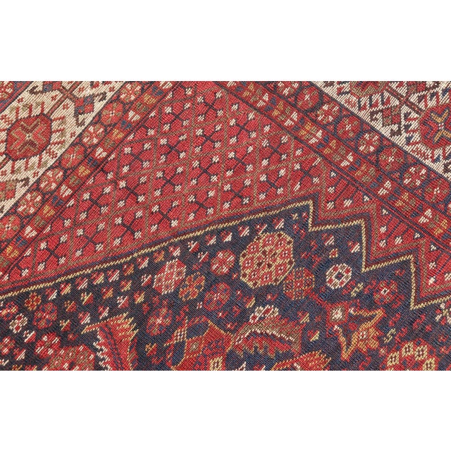 19th Century Antique Persian Qashqai Rug 6' X 9'3" For Sale - Image 13 of 13