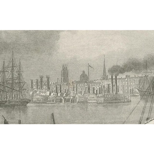 Paper New Orleans Harbor, 1850, Paper For Sale - Image 7 of 9