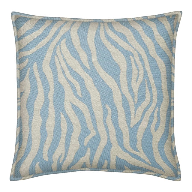 Palais Outdoor Cushion Amina Ice, 18x18 Inch For Sale