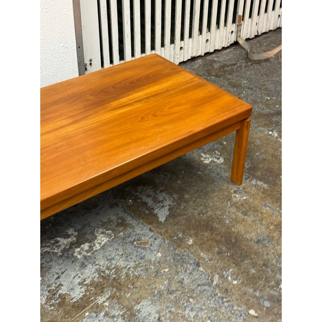 Danish Teak Wood Coffee Table, Mid 20th Century For Sale - Image 11 of 12