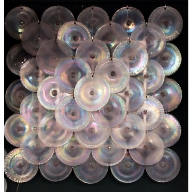 Iridescent Murano Glass Wall Lamp from Mazzega, 1970s For Sale - Image 10 of 11