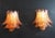 ORIGINAL MURANO GLASS AVAILABLE IN OTHER COLORS MAKE IT THE COLOR COMBINATION YOU LOVE Fantastic pair of Murano wall...