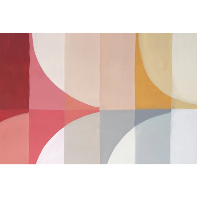 Bauhaus 2025, Bauhaus Study in Earth Tones, Acrylic Paint on Waterolor Paper by Natalia Roman For Sale - Image 3 of 8