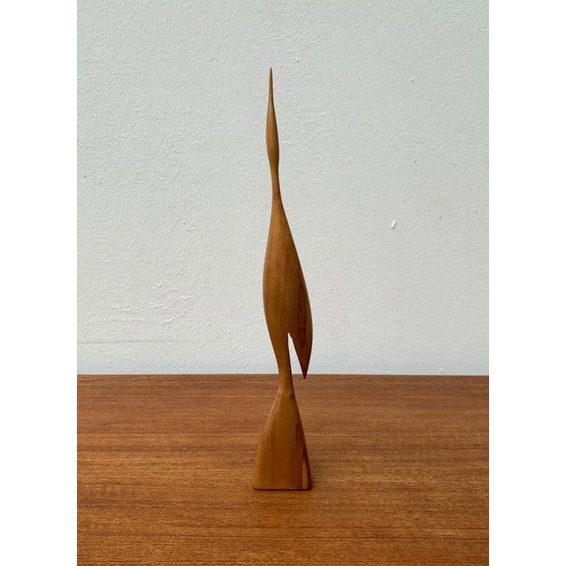Mid-Century Wooden Deco Bird, 1960s For Sale - Image 9 of 11