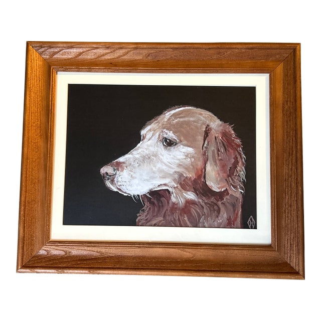 Contemporary Judy Henn Golden Retriever Dog Print For Sale