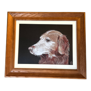 Contemporary Judy Henn Golden Retriever Dog Print