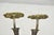 Antique French Art Nouveau Hand Hammered Wrought Iron & Bronze Andirons - A Pair For Sale - Image 12 of 15