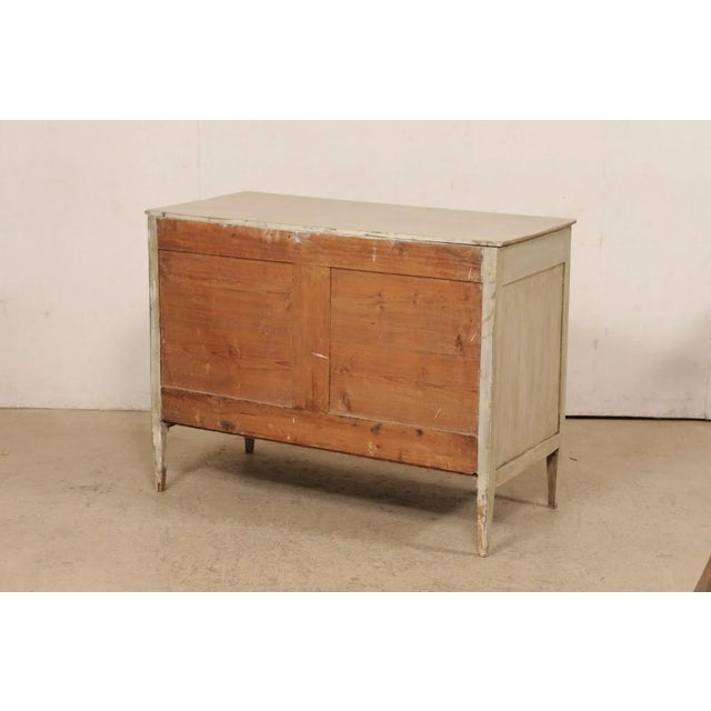 Taupe French 19th Century Commode, Designed in Nice Clean Lines For Sale - Image 8 of 11