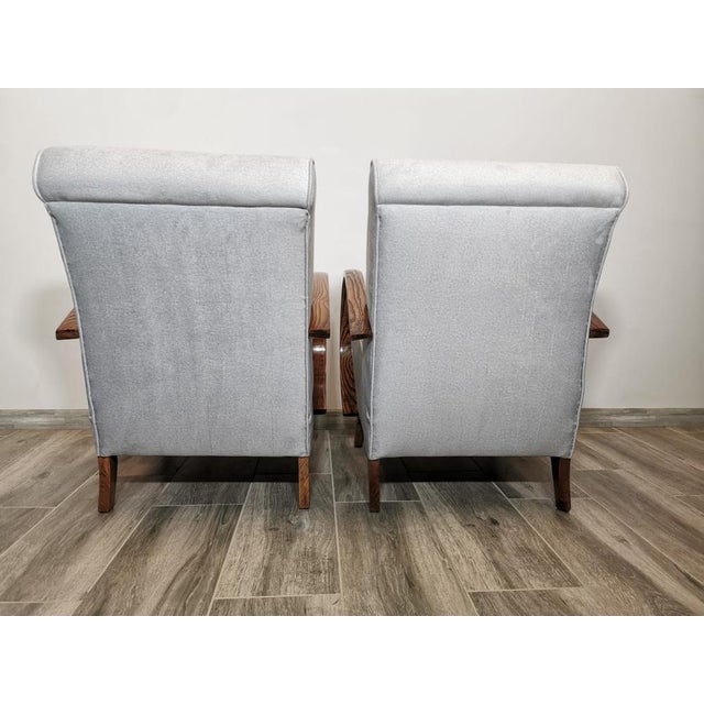 Set of Armchairs by Jindrich Halabala, 1940s For Sale - Image 11 of 18