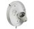 Metal Mid-Century Modern Square Clear Glass Flush Mount For Sale - Image 7 of 8