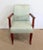 Art Deco Bridge Armchairs and Stool, 1940s, Set of 3 For Sale - Image 6 of 18