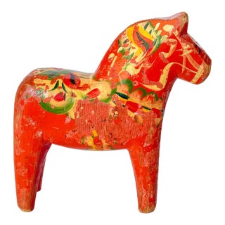 Large Swedish Dala Horse, 1930s For Sale