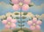Folk Art Pink Flowers - Limited Edition Naive Serigraph by Ivan Rabuzin For Sale - Image 3 of 11