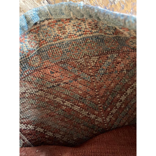 Brown Antique Kurdish Chanteh Rug, 1880 For Sale - Image 8 of 9