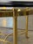 1990s La Barge Brass Coffee Table With Scallop Glass Top - Made in Italy For Sale - Image 5 of 8