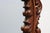 Wood French Carved Walnut Oval Mirror with Pierced Acanthus Crest, 1900 For Sale - Image 7 of 11