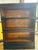 Globe Wernicke Matched Pair of Three Unit Globe Wernicke Solid Mahogany Bookcases For Sale - Image 4 of 11