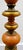 1950s Vintage Parcel-Gilt Wood Candlestick Floor Lamp With Acanthus Leaf Accent Italy For Sale - Image 5 of 16