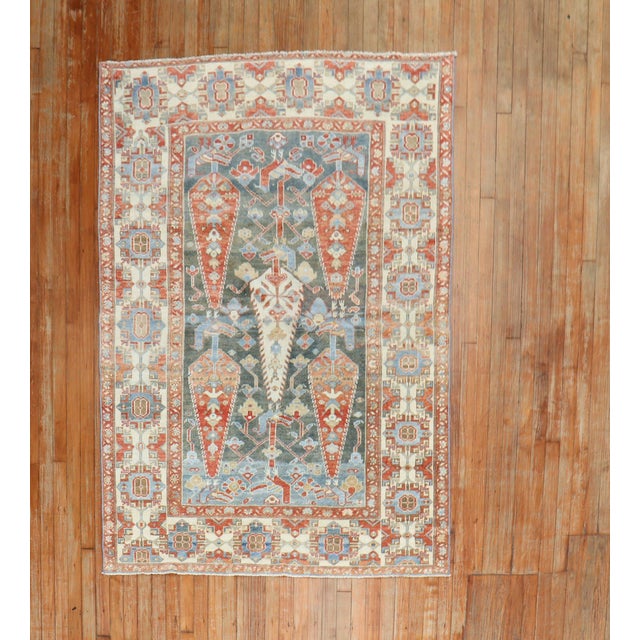 Description Dramatic 1930s Persian Bakhtiar Rug Details rug no. j2323 size 4' 7" x 6' 5" (140 x 196 cm