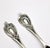 Antique Edwardian Lenox Porcelain & Lunt Sterling Silver Overlay Master Salt Cellars With "Monticello" Spoons - A Pair For Sale - Image 9 of 12