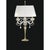 Collection flower table lamp, metal and crystal, ncl 301 by jago dimensions: d 55 x h 100 cm. Materials: metal, crystal....