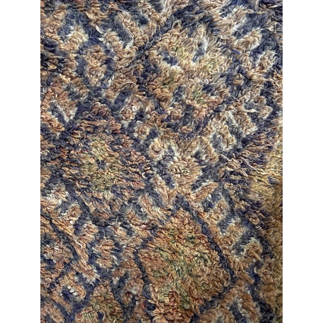 Large Vintage Moroccan Talsint Rug – Handmade Berber Wool Rug – Rare Tribal Area Rug For Sale - Image 9 of 12