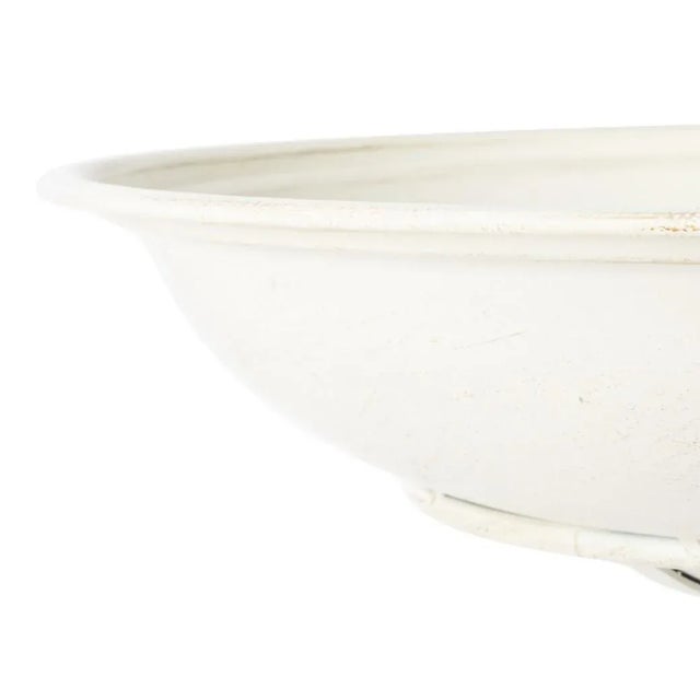 2020s Orian Bird Bath - Pearl White For Sale - Image 5 of 7