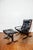 Set of Siesta Lounge Chair and Ottoman in Black Leather by Ingmar Relling for Westnofa, Norway, 1960s For Sale - Image 12 of 12