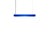 Small misalliance ral ultramarine suspended light by lexavala. Dimensions: d 16 x w 70 x h 8 cm materials: powder coated...