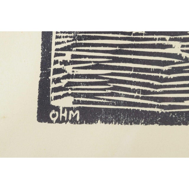 Olivia Holm-Møller, Unconditional, Woodcut on Paper For Sale - Image 4 of 6