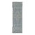 Hand Loomed Gray Fine Jacquard With Sickle Leaf Design Wool and Plant Based Silk Oriental Runner Rug For Sale