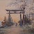 Vintage Torii Gate Landscape Painting, Japanese School, Watercolour, Art, c.1960 For Sale - Image 6 of 11