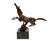 A beautifully detailed bronze of a jumping horse on a marble base by the talented, noted American Sculptor Frank Eliscu....