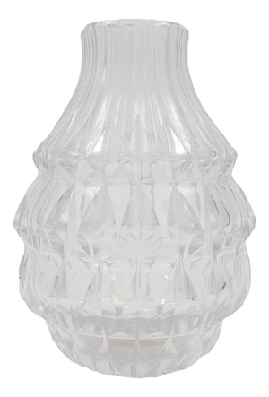 Clear Crystal Vase from Val Saint Lambert, 1960