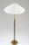 Mid-Century Modern Mid-Century Floor Lamp in Brass and Wood from Falkenbergs Belysning, Sweden, 1960s For Sale - Image 3 of 9