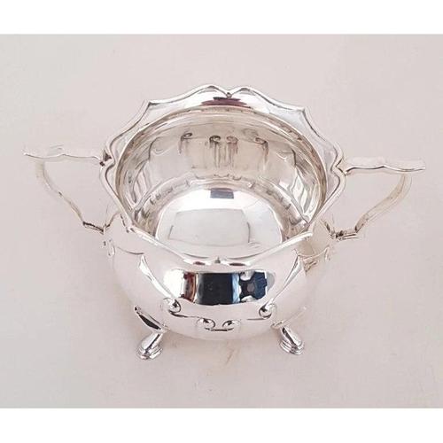 Arts and Crafts Sterling Silver Coffee Service from James Deakin & Sons, 1927, Set of 3 For Sale - Image 11 of 18