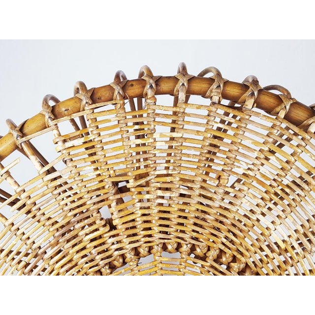 Mid-Century Modern Italian Coffee Table in Rattan and Rush from Franca Helg, 1955 For Sale - Image 10 of 18
