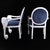 Hollywood Regency Gampel Stoll Elephant Arm Chair For Sale - Image 3 of 6