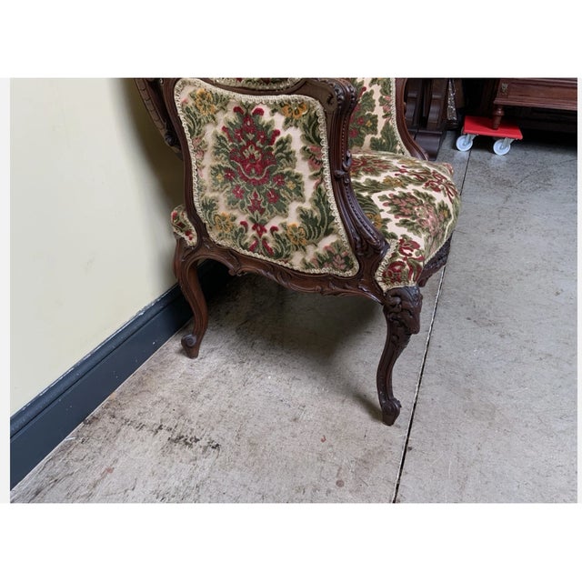 Antique Louis XV Historicism Armchair, 1890 For Sale - Image 6 of 11