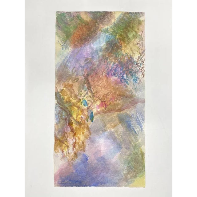 A painting / picture / painting * by the German artist Hanspeter Münch (*1940) *watercolor on watercolor paper * Münch...