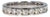 Diamond Estate Band With 9 Earth-Mined Diamonds in Solid 14k Gold, Size 6.75 For Sale