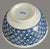 Vintage Blue & White Porcelain Floral Japanese Asian Serving Bowls, Marked- a Pair For Sale - Image 4 of 7