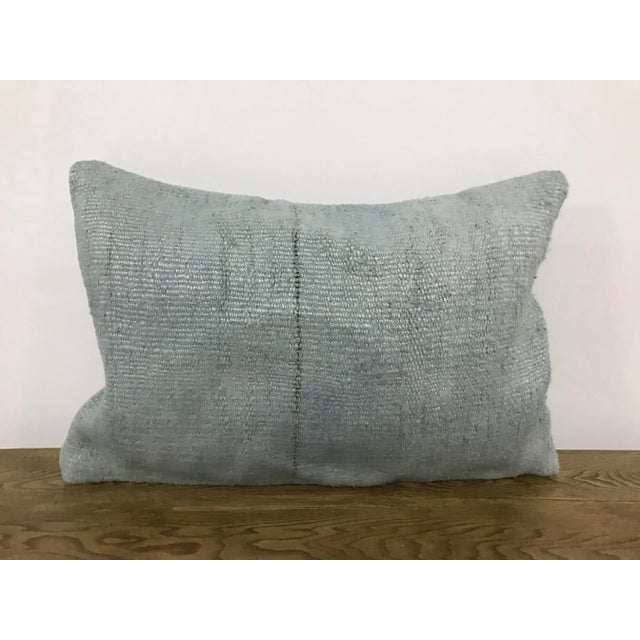 1960s Vintage Turkish Anatolian Organic Hemp Pillow Cover For Sale In Phoenix - Image 6 of 6