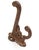 Antique Eastlake style hook made of cast iron with a painted tan distressed finish. The original mounting screws are not...