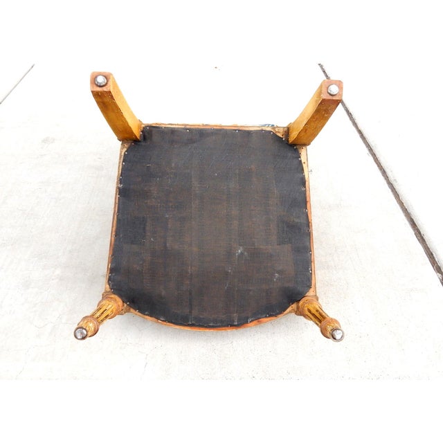 Louis XVI Child's Chair in Crewelwork Upholstery For Sale - Image 12 of 13